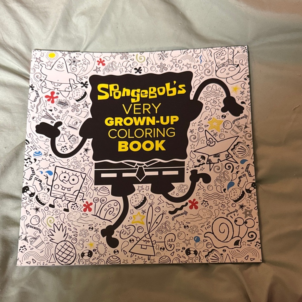 SpongeBob SquarePants Black and Yellow Coloring Book